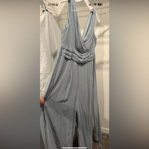 Elegant Dusty Blue Women's Jumpsuit
